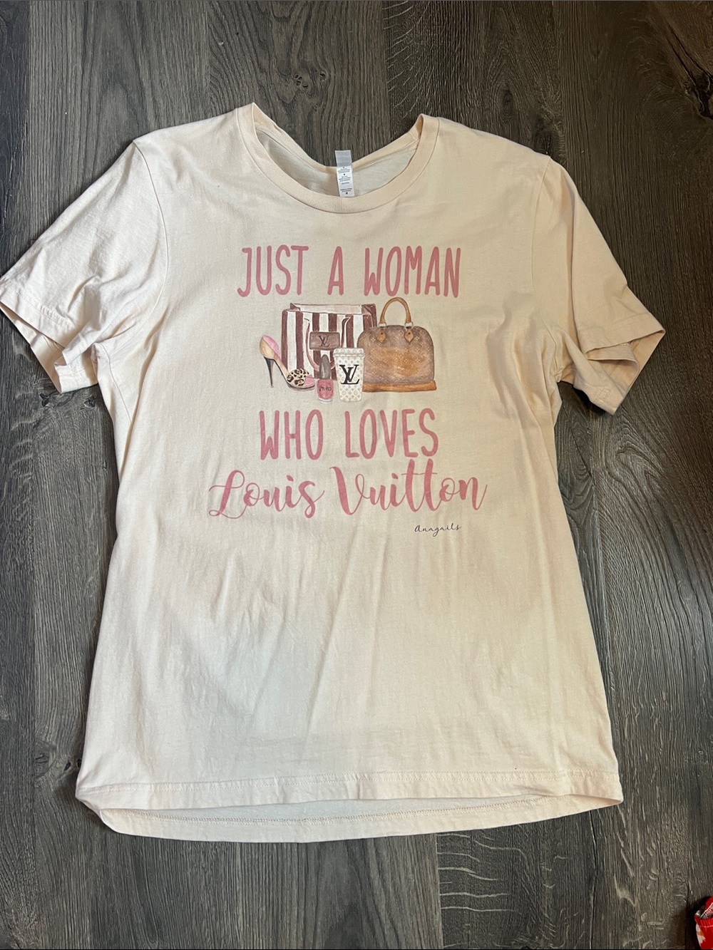 Bella Canvas - Just a Woman Who Loves Louis Vuitton Graphic Tee - Size Medium